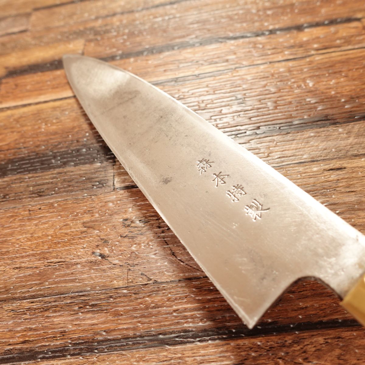 Morimoto Ai-Deba Knife, Sharpened, Morimoto Special, Single-Bevel Santoku, All-Purpose Knife