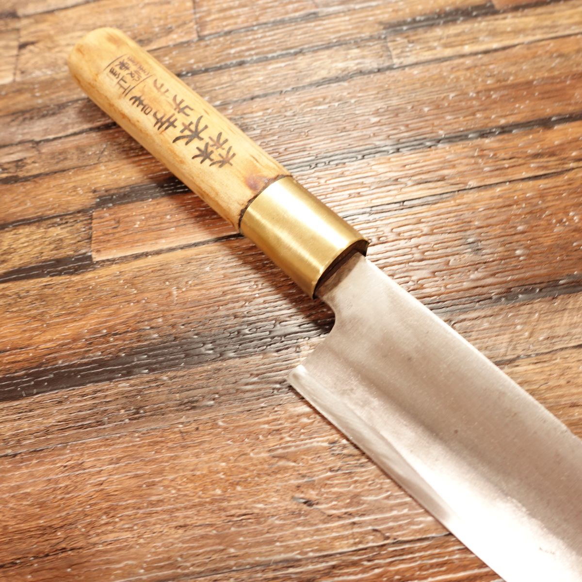 Morimoto Ai-Deba Knife, Sharpened, Morimoto Special, Single-Bevel Santoku, All-Purpose Knife