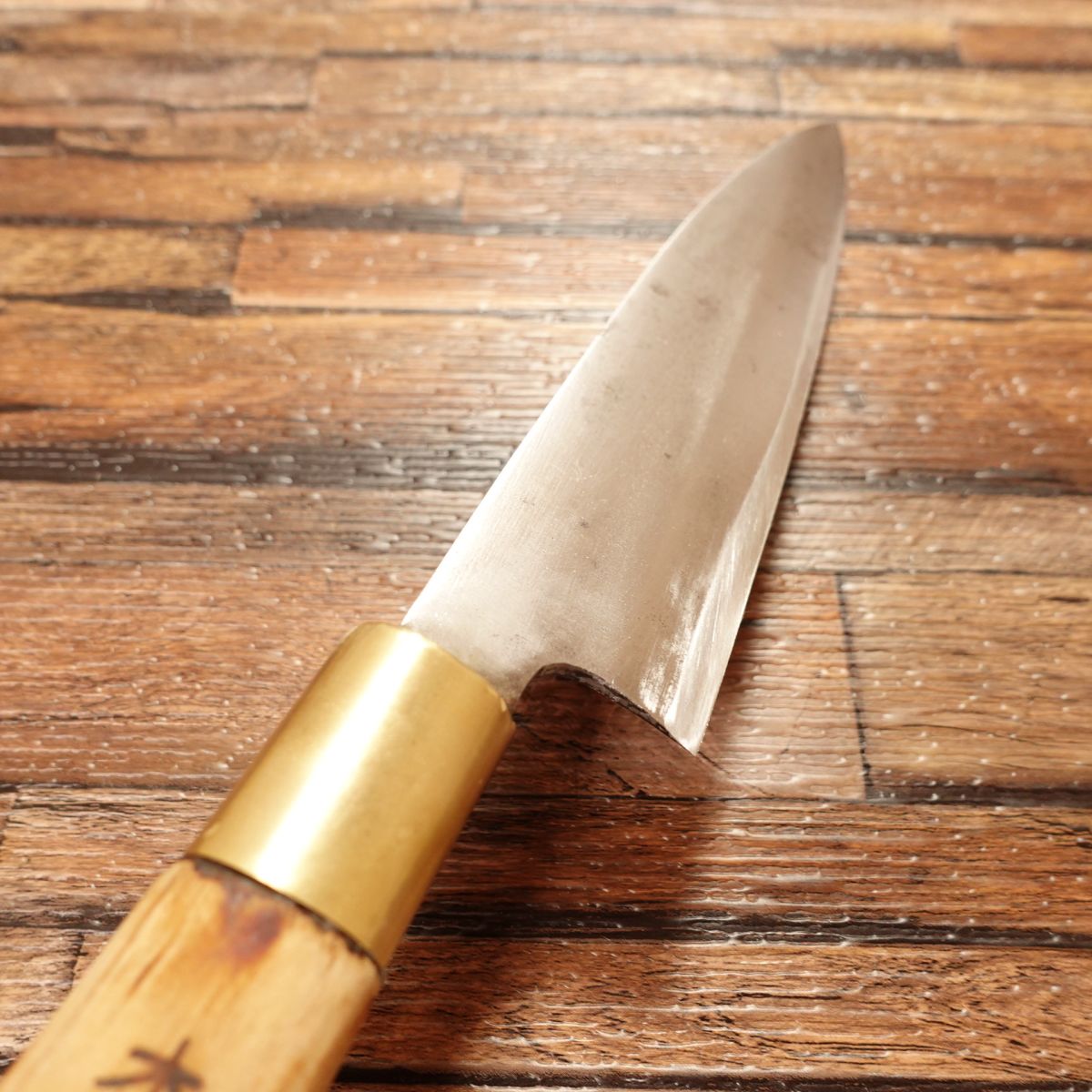 Morimoto Ai-Deba Knife, Sharpened, Morimoto Special, Single-Bevel Santoku, All-Purpose Knife