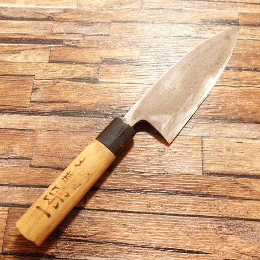 Sakai Soichi Deba Knife, Sharpened, Hagane Steel, Special Single Bevel