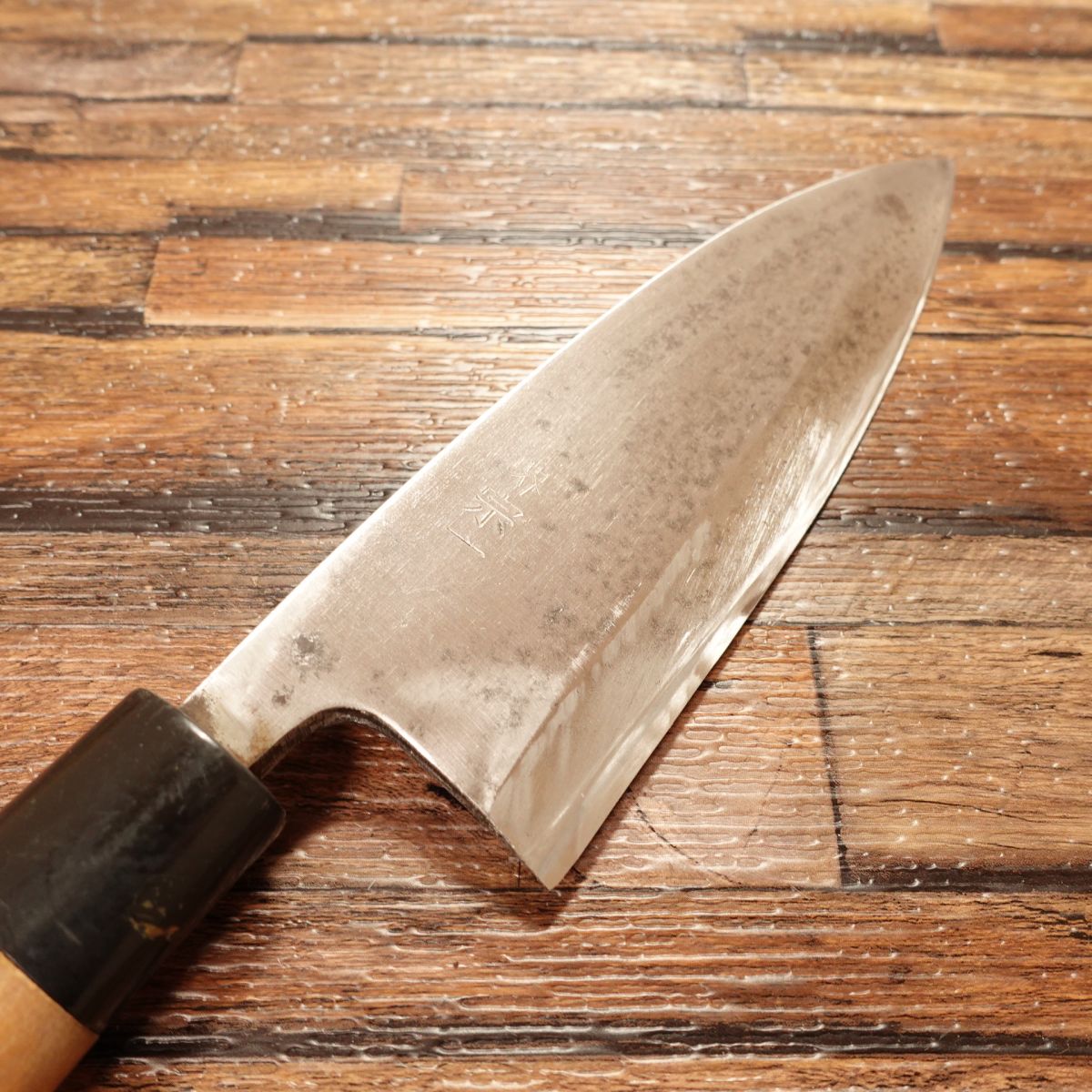 Sakai Soichi Deba Knife, Sharpened, Hagane Steel, Special Single Bevel