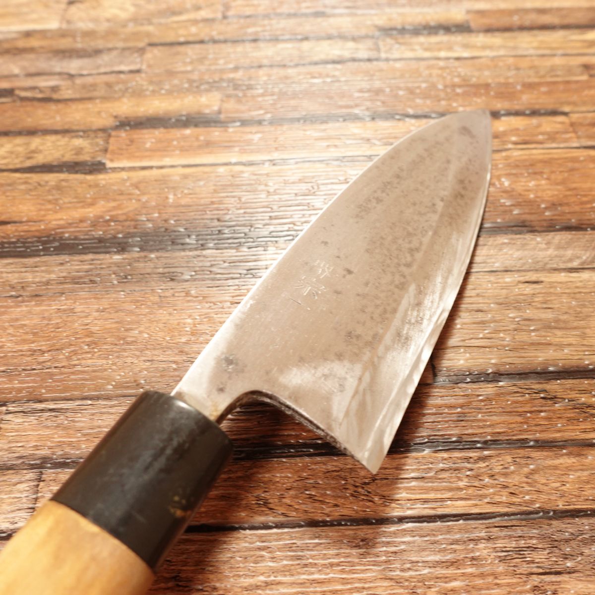 Sakai Soichi Deba Knife, Sharpened, Hagane Steel, Special Single Bevel