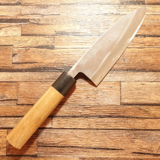 Minamoto Masamichi Deba Knife, Sharpened, Hagane Steel, Minimal Signs of Use