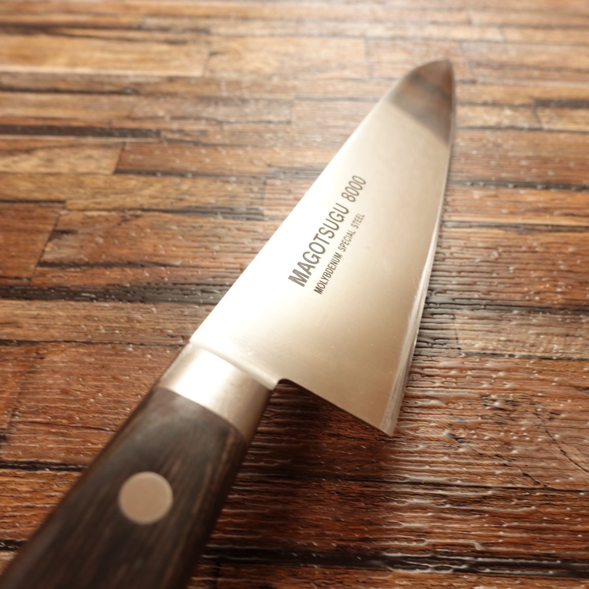 Magotsugu 8000 Gyuto Knife, Sharpened, All-Purpose Knife, Molybdenum Steel, Slightly Single-Beveled (70:30)