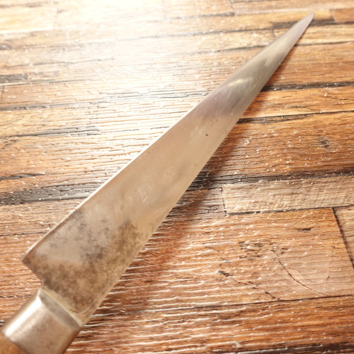 Hagane Sujihiki Knife, Sharpened, Slicer, Yasugi Steel Mark?, Single-Bevel Like