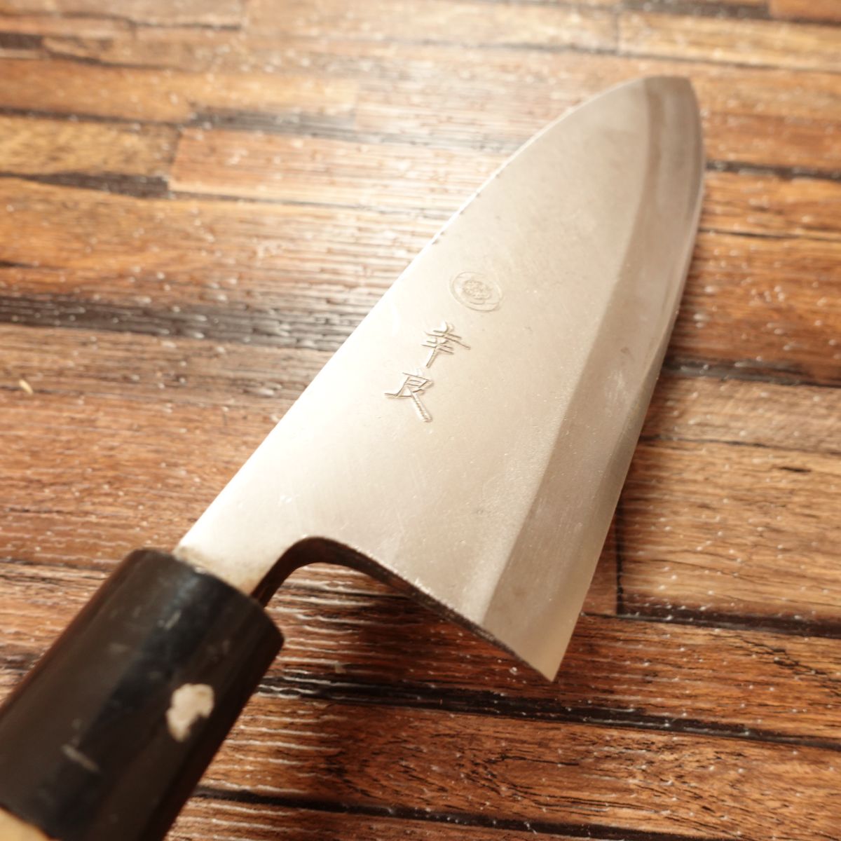 Yukiyoshi Deba Knife, Sharpened, Thick Blade, Hagane Steel, Single-Bevel