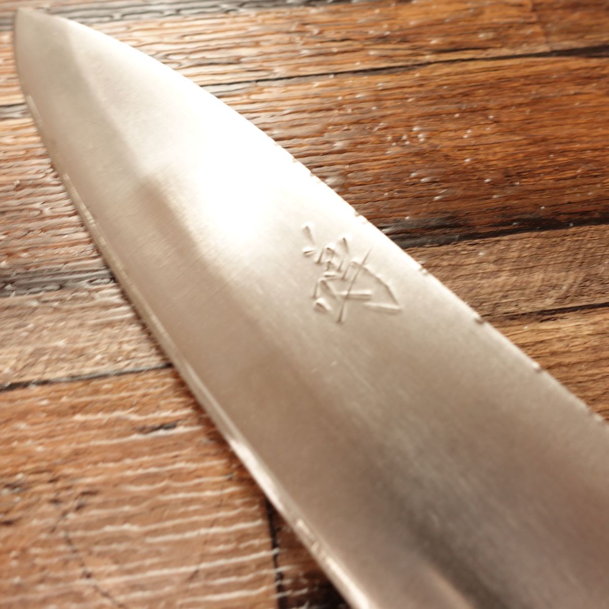 Sanjo Kokaji Santoku Knife, Sharpened, All-Purpose Knife, Hon-Warikomi, Nara Wakakusayama Rumor, Forged