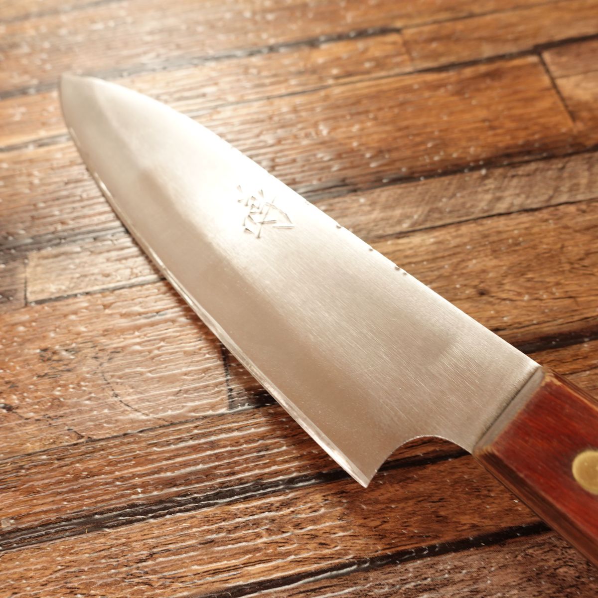 Sanjo Kokaji Santoku Knife, Sharpened, All-Purpose Knife, Hon-Warikomi, Nara Wakakusayama Rumor, Forged