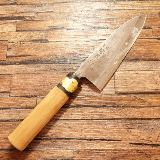 Sakai Takumi Ai-Deba Knife, Sharpened, Thin Deba, Hagane Steel, Made by Sakai Takumi