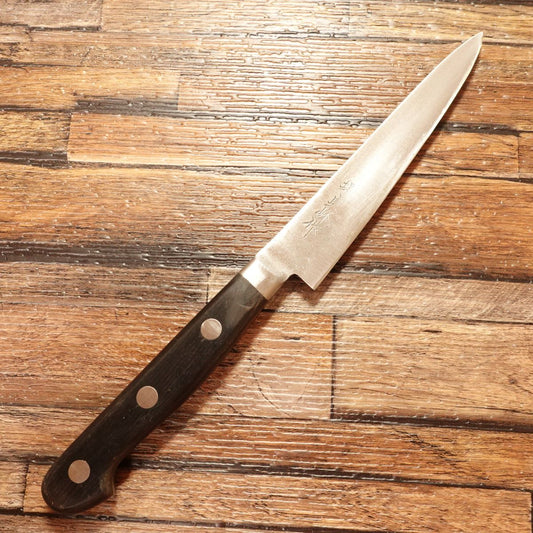 Sakai Sadamine Petty Knife, Sharpened, Fruit Knife, Decorative Carving Knife, 120mm