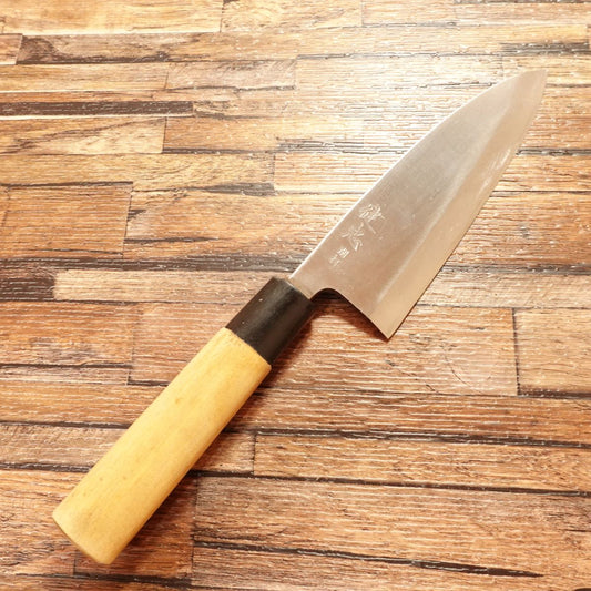 Taketada Deba Knife, Sharpened, Hagane Steel, Special Edition, Lightly Used, 150mm