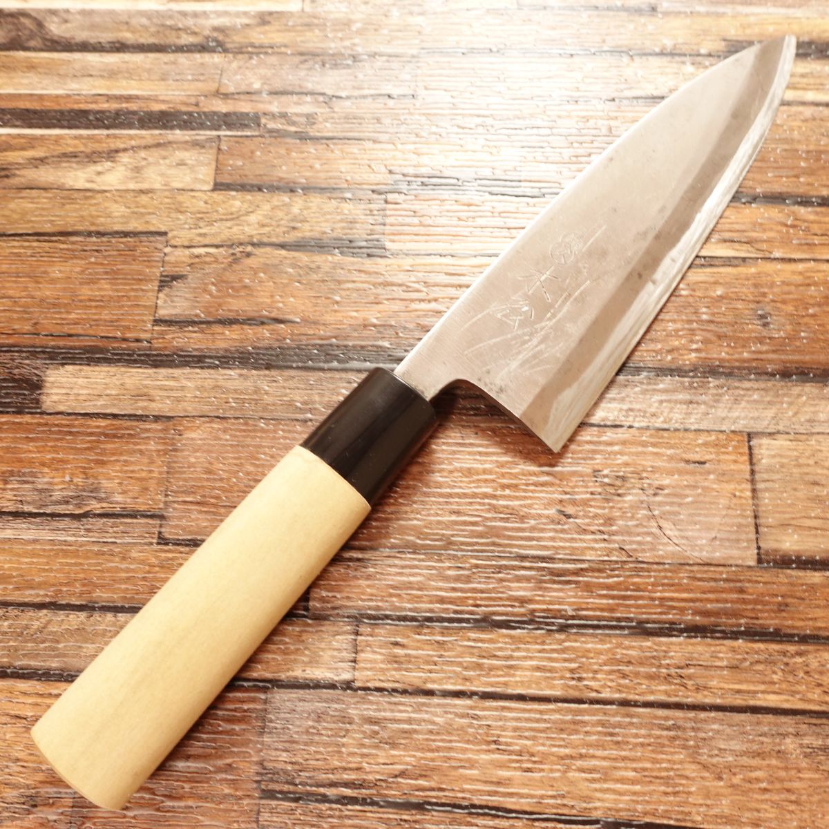 KIYA Yoshihisa Deba Knife, Sharpened, Well-Maintained Item, Hagane