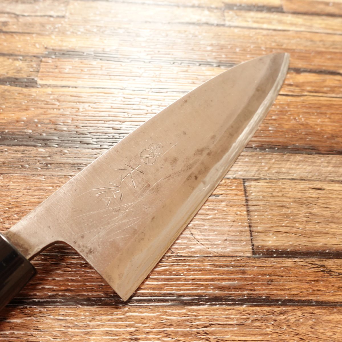 KIYA Yoshihisa Deba Knife, Sharpened, Well-Maintained Item, Hagane