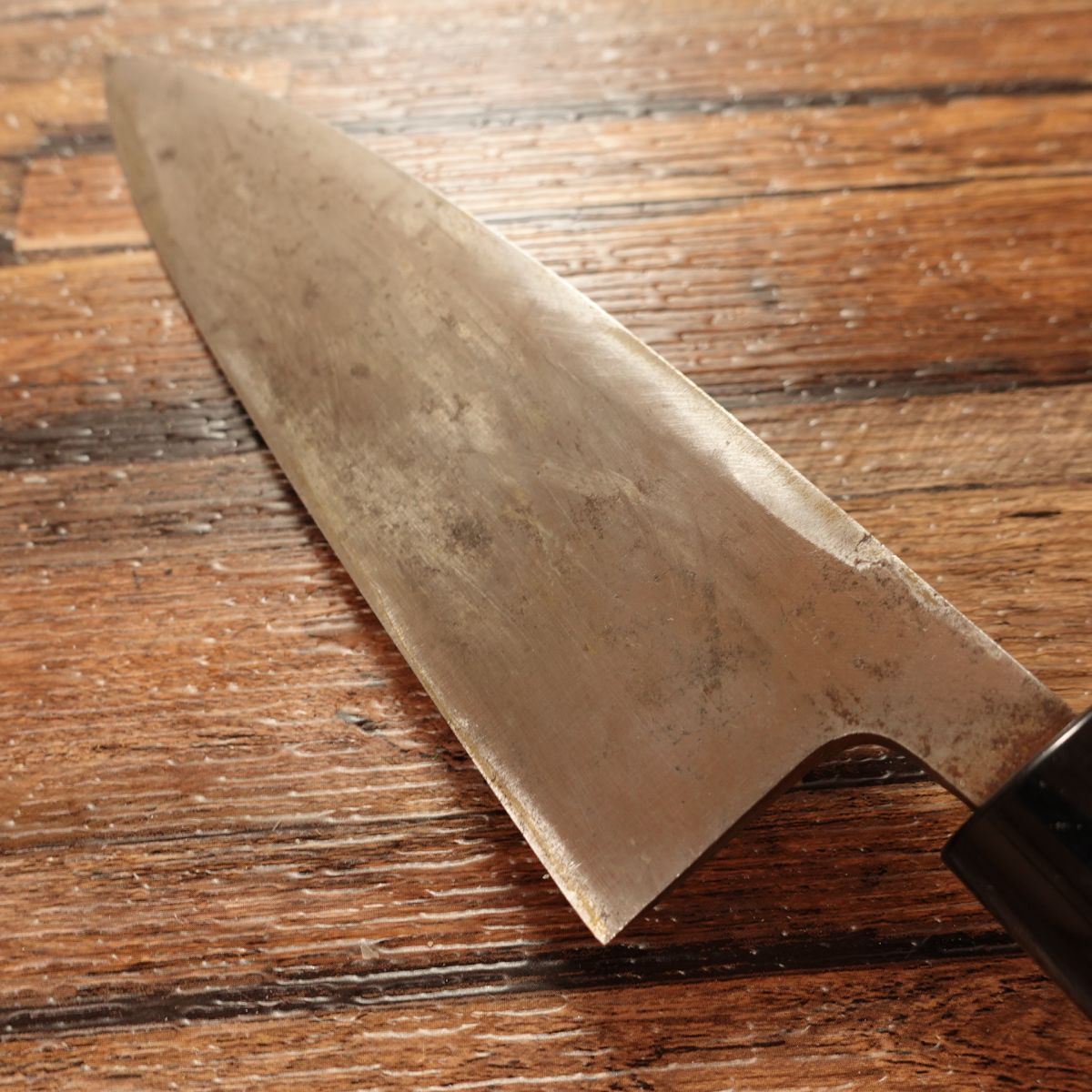 KIYA Yoshihisa Deba Knife, Sharpened, Well-Maintained Item, Hagane