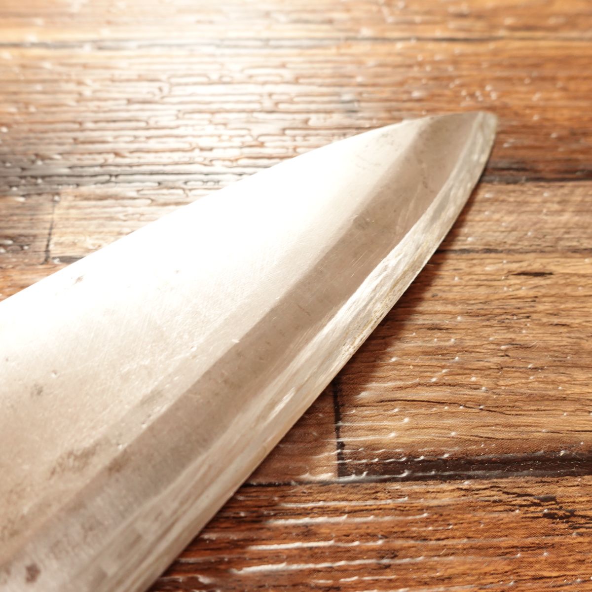 KIYA Yoshihisa Deba Knife, Sharpened, Well-Maintained Item, Hagane