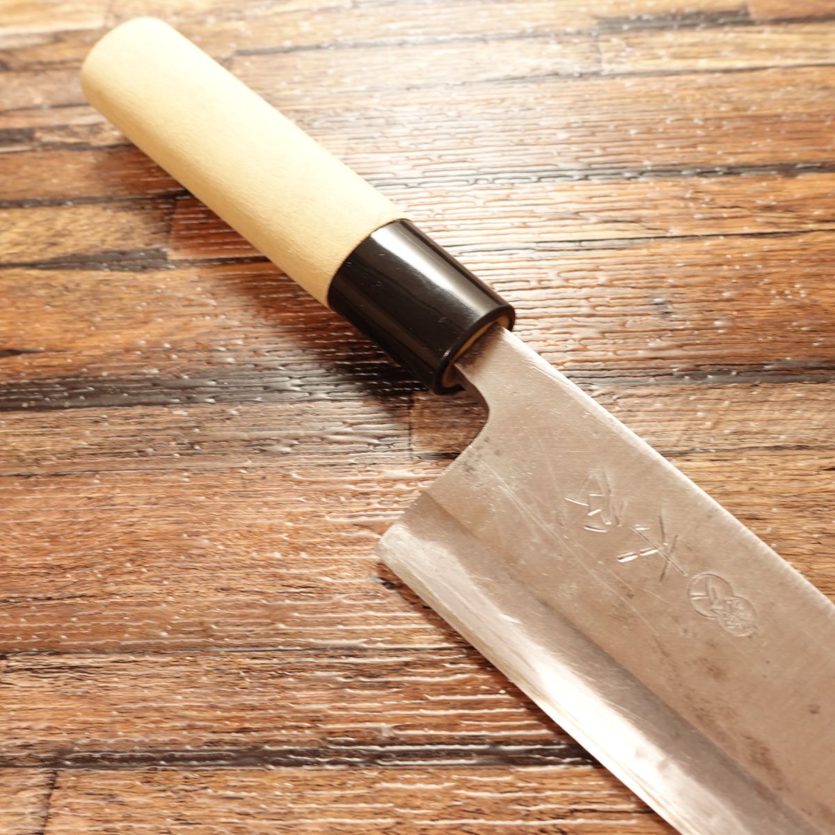 KIYA Yoshihisa Deba Knife, Sharpened, Well-Maintained Item, Hagane