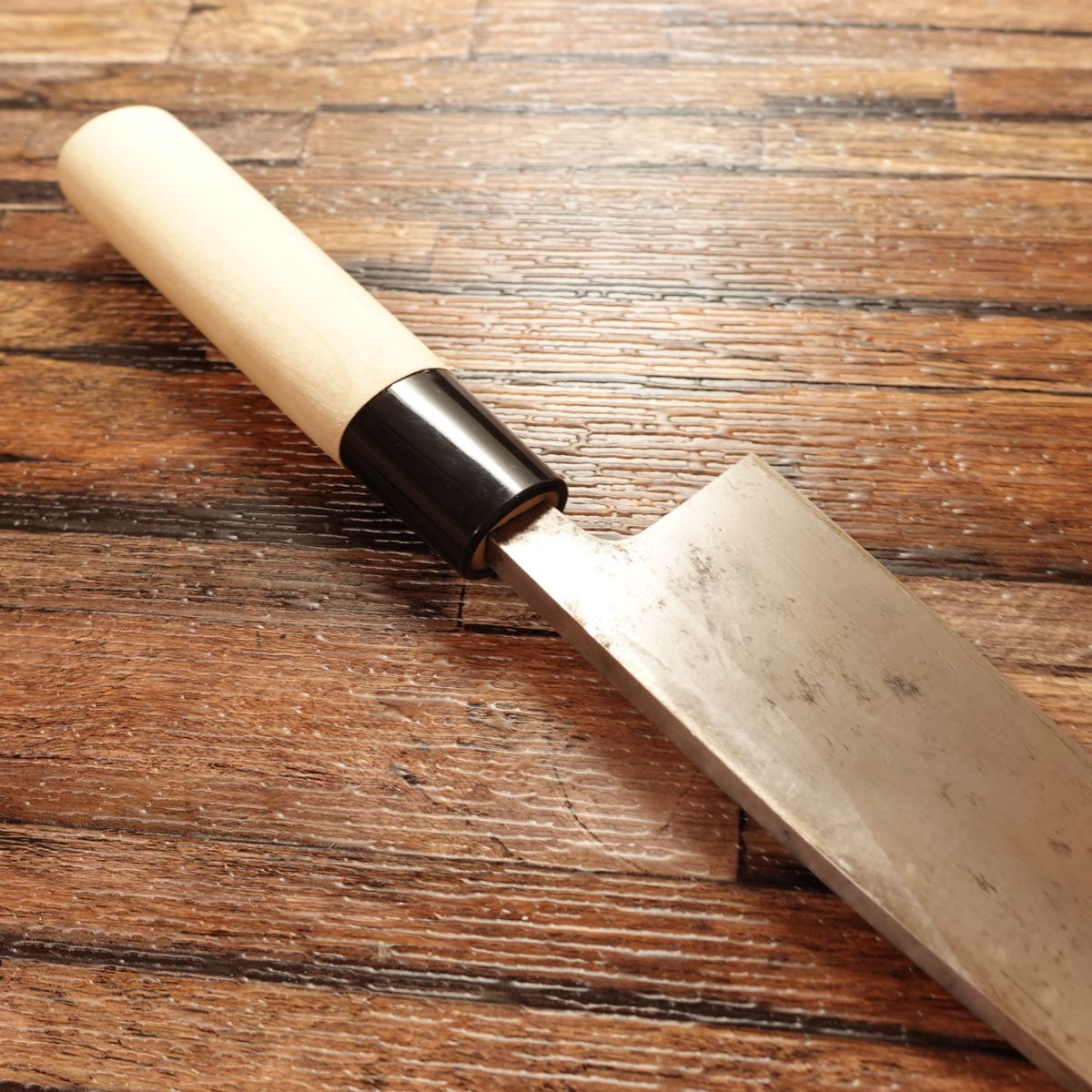 KIYA Yoshihisa Deba Knife, Sharpened, Well-Maintained Item, Hagane