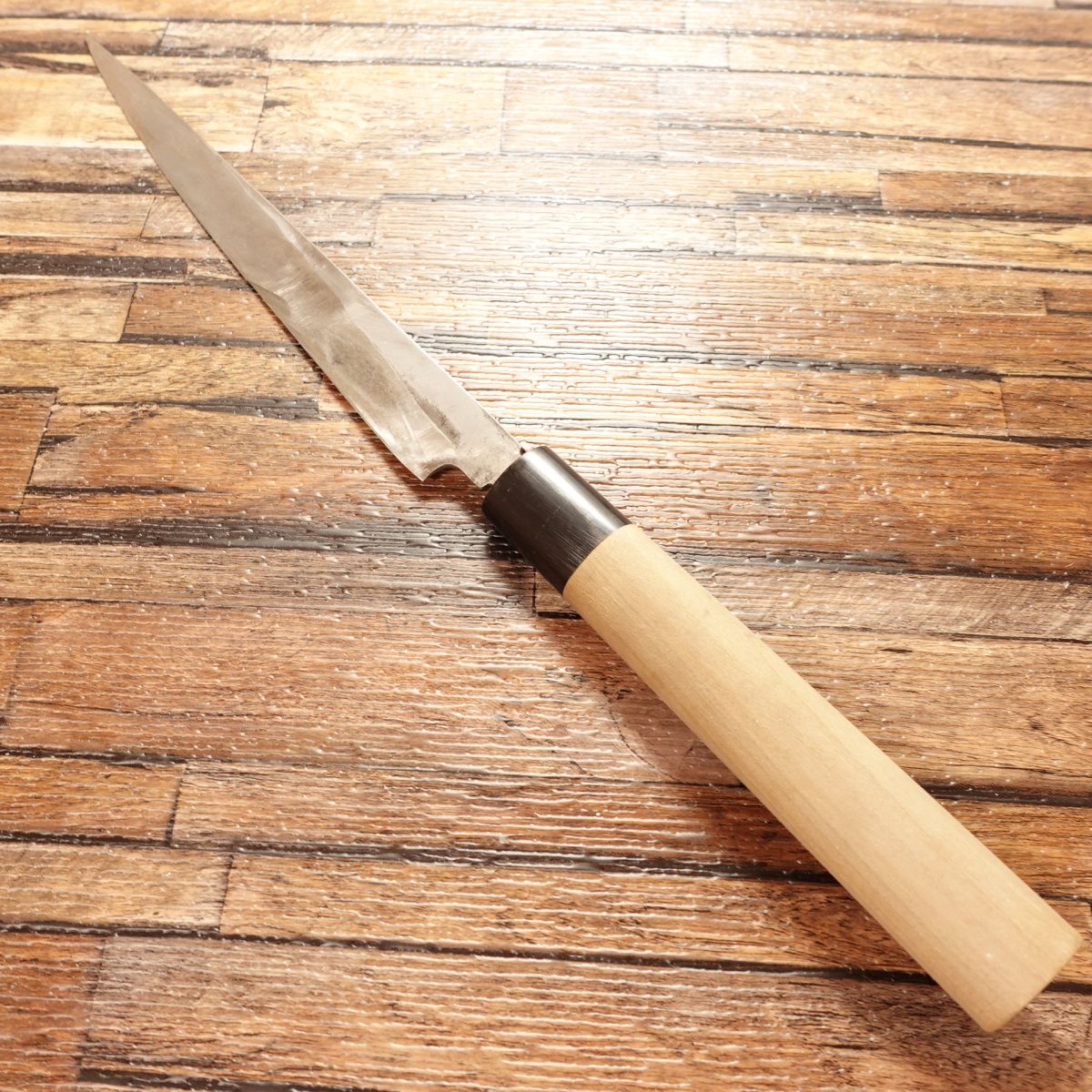 Masamoto Sohonten Yanagiba Knife, Sharpened, Sashimi Knife, Water Buffalo Handle, Well-Maintained Item