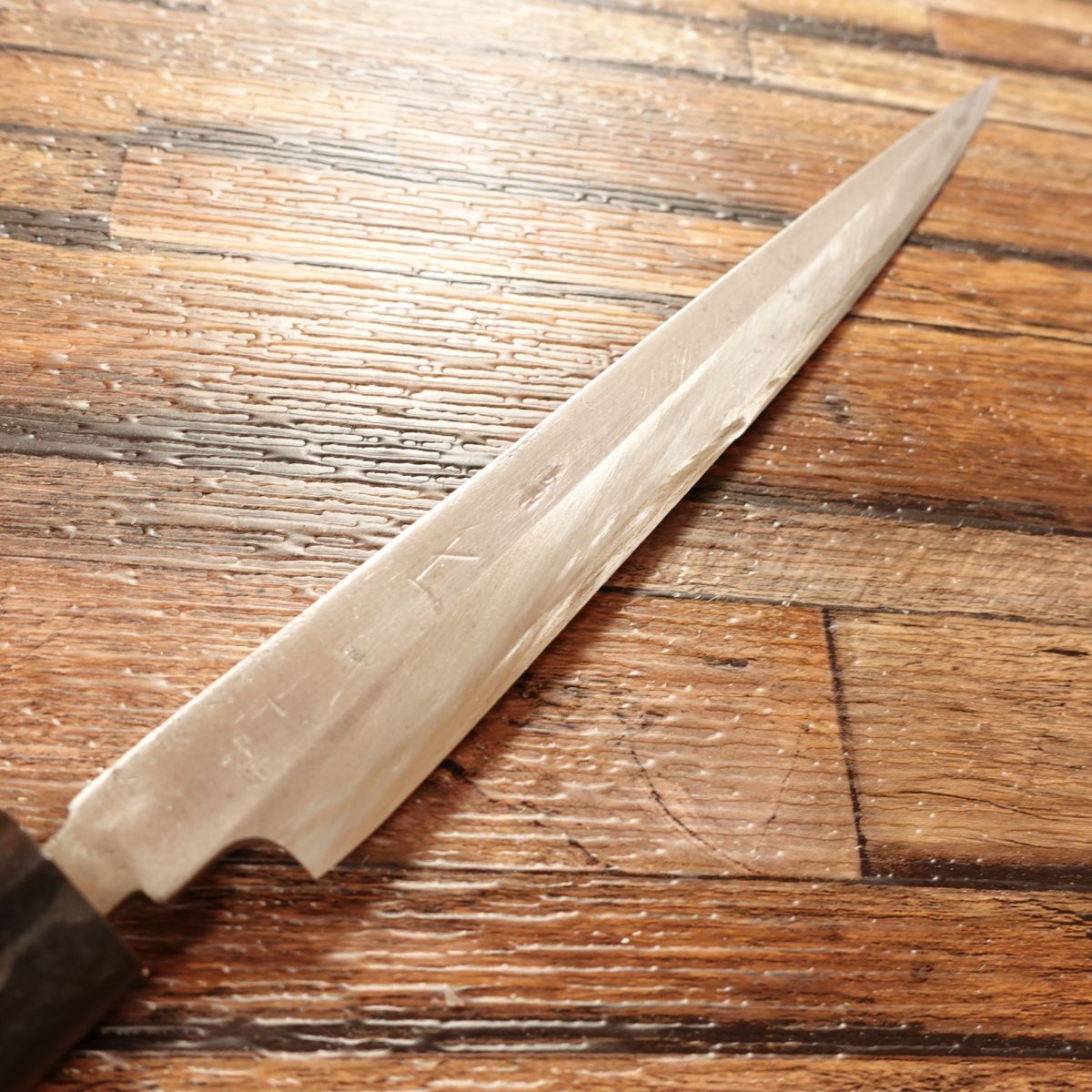 Masamoto Sohonten Yanagiba Knife, Sharpened, Sashimi Knife, Water Buffalo Handle, Well-Maintained Item