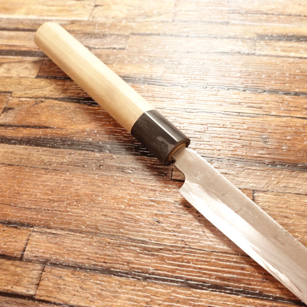 Masamoto Sohonten Yanagiba Knife, Sharpened, Sashimi Knife, Water Buffalo Handle, Well-Maintained Item