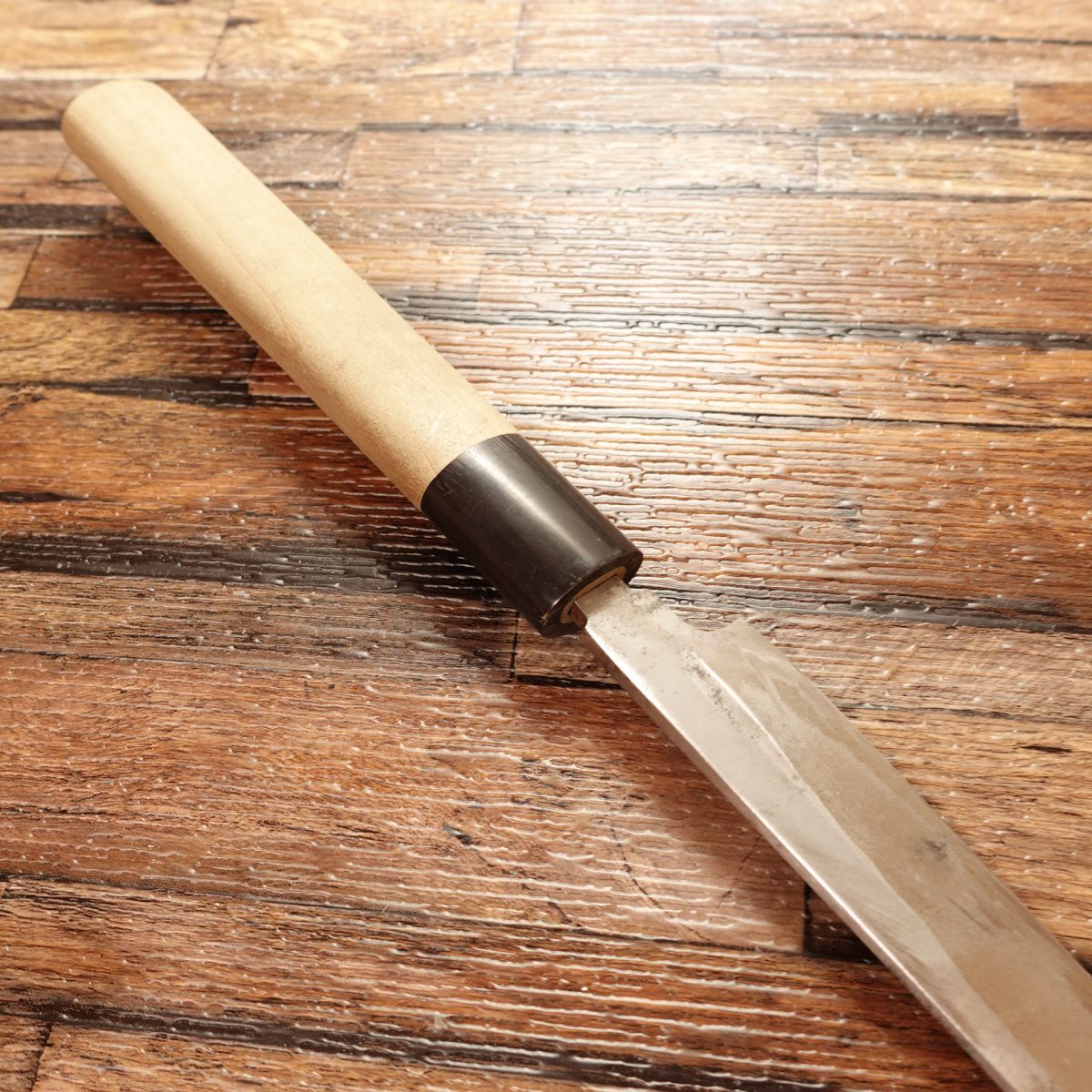 Masamoto Sohonten Yanagiba Knife, Sharpened, Sashimi Knife, Water Buffalo Handle, Well-Maintained Item