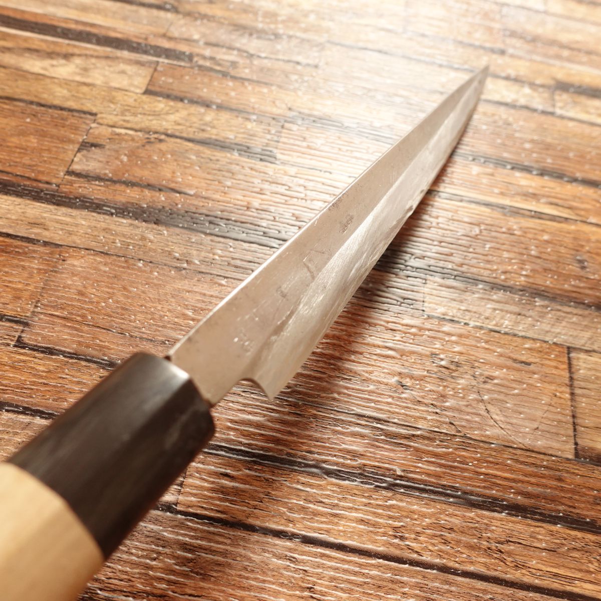 Masamoto Sohonten Yanagiba Knife, Sharpened, Sashimi Knife, Water Buffalo Handle, Well-Maintained Item