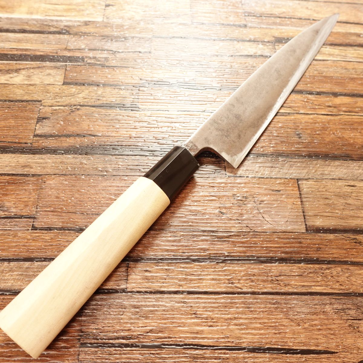 Sukenari Deba Knife, Sharpened, Narrow Deba for Filleting, Long-Term Used Item, 195mm