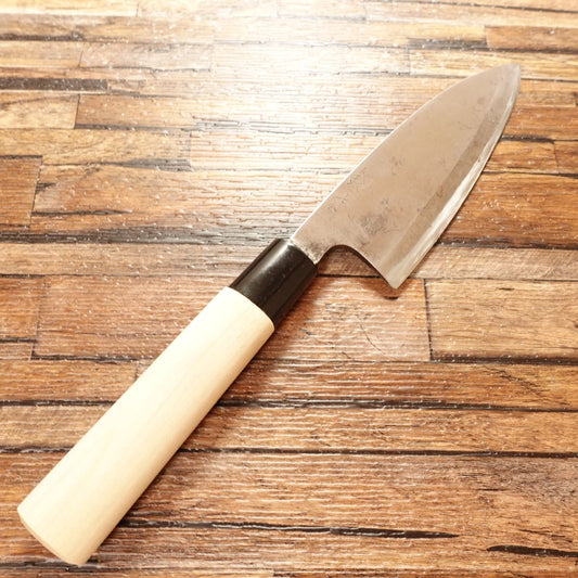 Futamiura Kiku-Ichimonji Deba Knife, Sharpened, Hagane, Suzuki