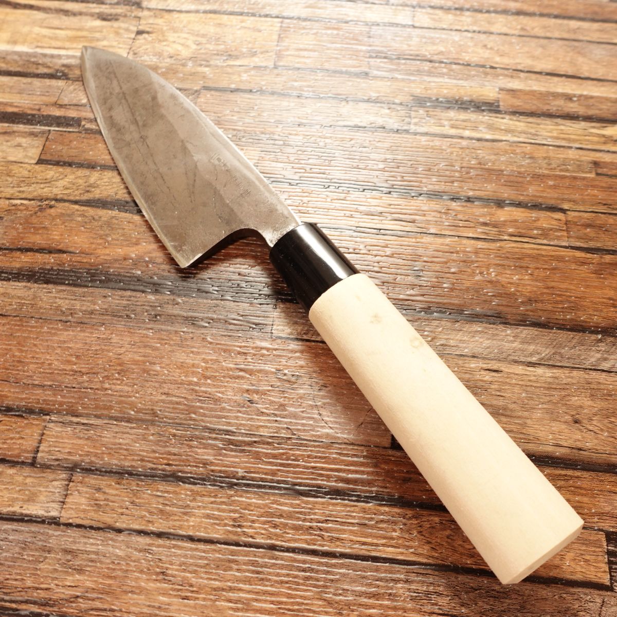 Futamiura Kiku-Ichimonji Deba Knife, Sharpened, Hagane, Suzuki