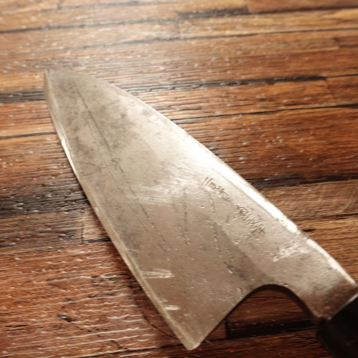 Futamiura Kiku-Ichimonji Deba Knife, Sharpened, Hagane, Suzuki