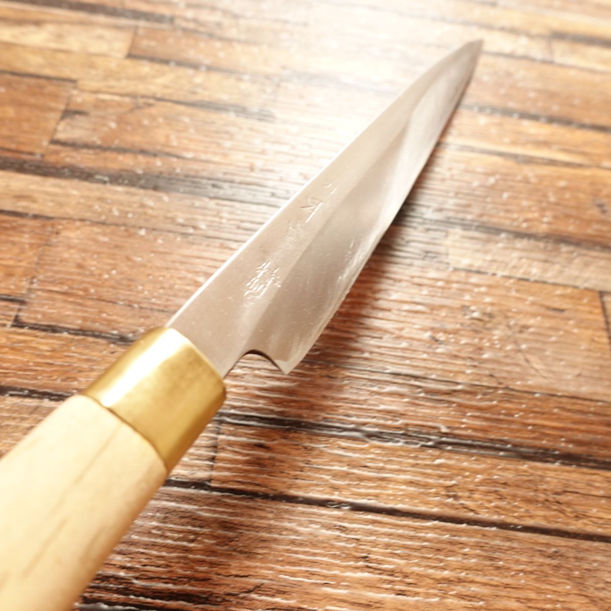 Kazuyuki Yanagiba Knife, Sharpened, Sashimi Knife, 3mm Blade Thickness, Thin and Light