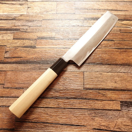 Kunishige Usuba Knife, Sharpened, Nakiri Knife, Hagane Steel, Special Edition, Carefully Used