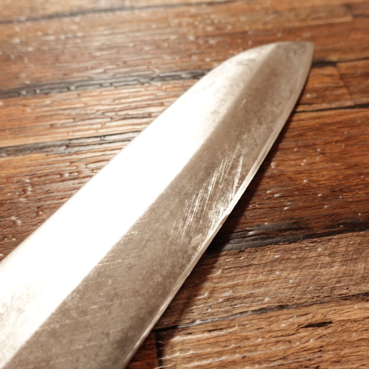 Minamoto Kaneyoshi Yagi Kama-Usuba Knife, Sharpened, Single-Bevel, Nakiri Knife