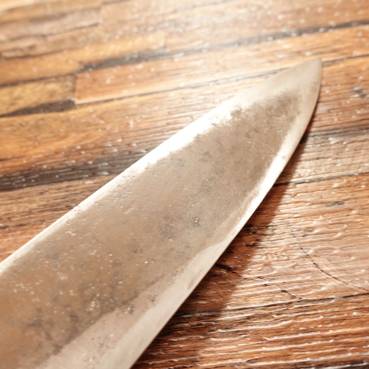 Tojuro Aideba Knife, Sharpened, Funayuki Knife, Wa-Santoku, Single-Bevel