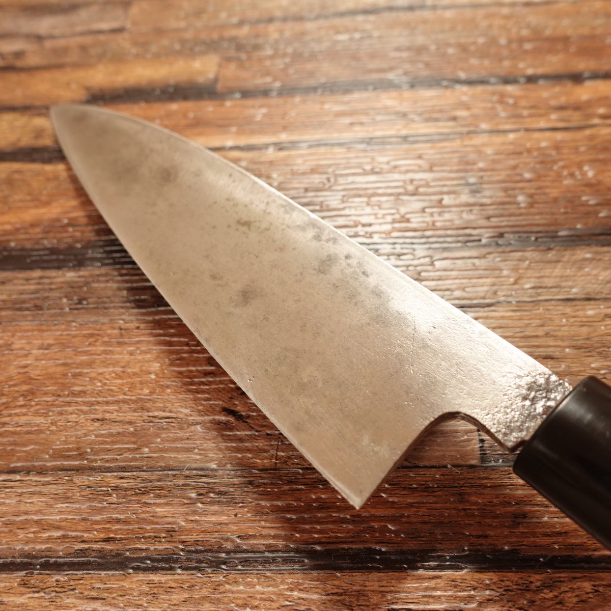 Sakai Rikitetsu Ai-Deba Knife, Sharpened, Funayuki Knife, Japanese Santoku, Single Bevel