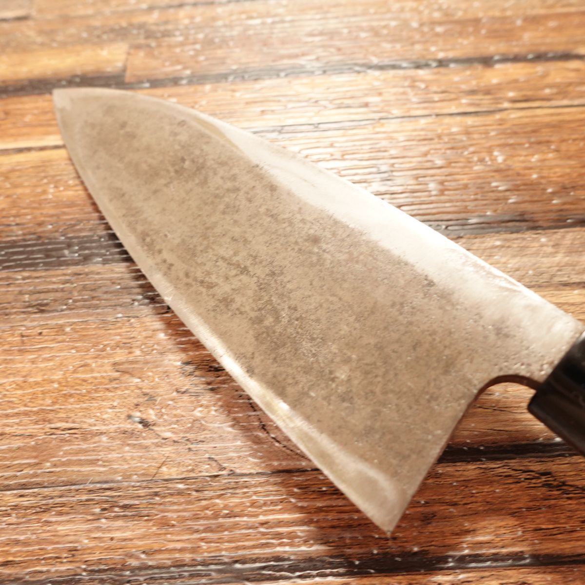 Seki Magoroku Ume Deba Knife, Sharpened, Hagane Steel