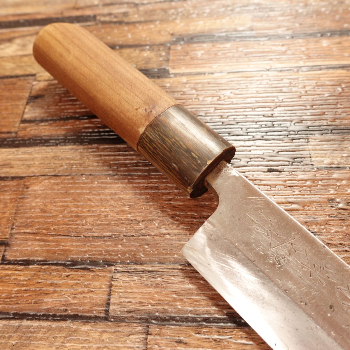 Kikuyoshi Unagisaki Knife, Sharpened, Water Buffalo Handle, Eel Knife, Kikuyoshi-Made