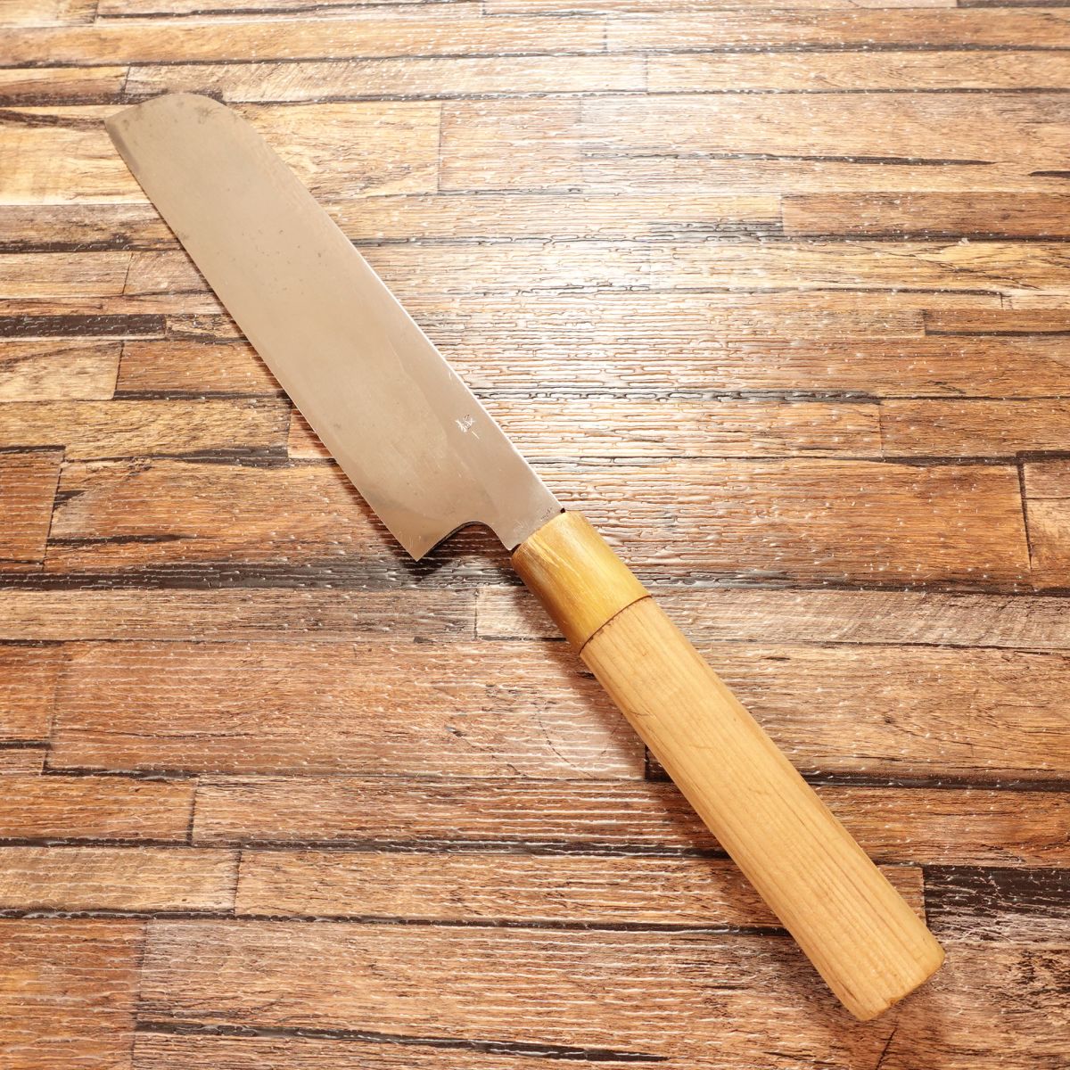 Kikuyoshi Kama-Usuba Knife, Sharpened, Water Buffalo Handle, Kikuyoshi-Made