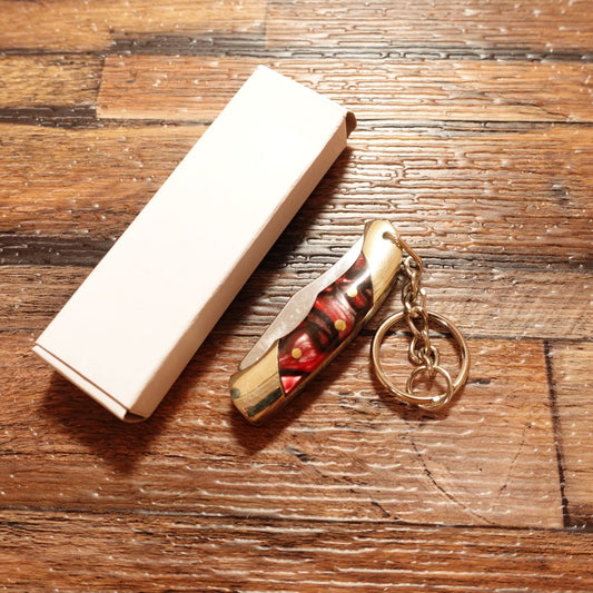 Pocket Knife, Ultra-Mini Knife, Keychain, Unused Stored Item, Boxed, Folding Knife, Knife Shop Stock, Deadstock