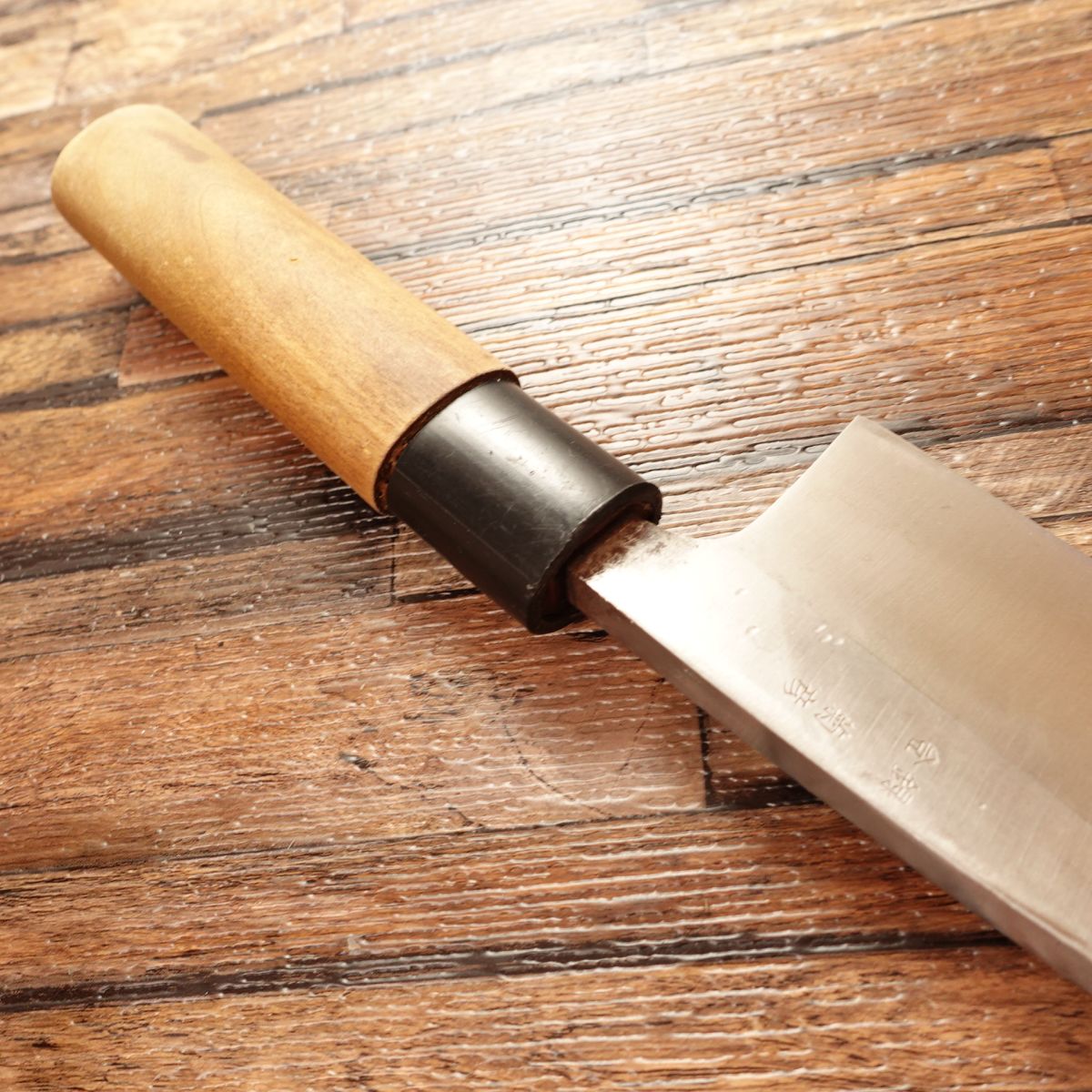 Kikuhiko Deba Knife, Sharpened, Thick Blade, Hagane Steel