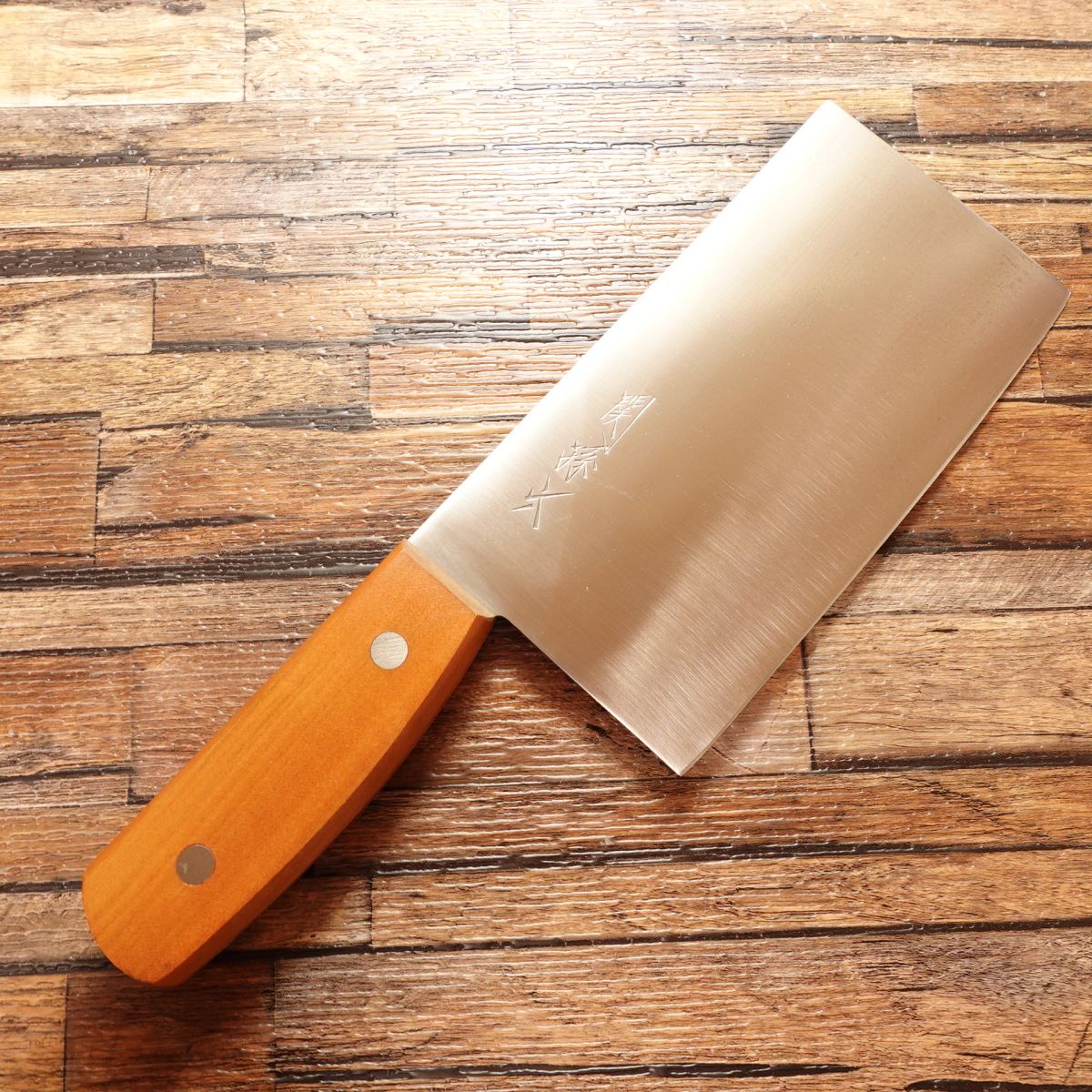 Seki Magoroku Chinese Cleaver, Sharpened, Unused Stored Item, Hagane Steel, Kai Brand, Boxed