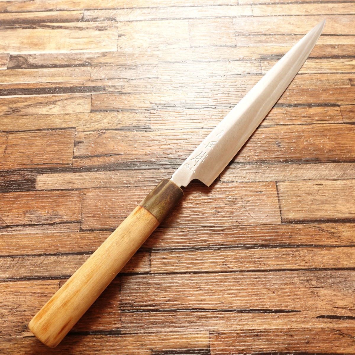 Masamoto Sohonten Yanagiba Knife, Sharpened, Water Buffalo Handle, Sashimi Knife, 240mm