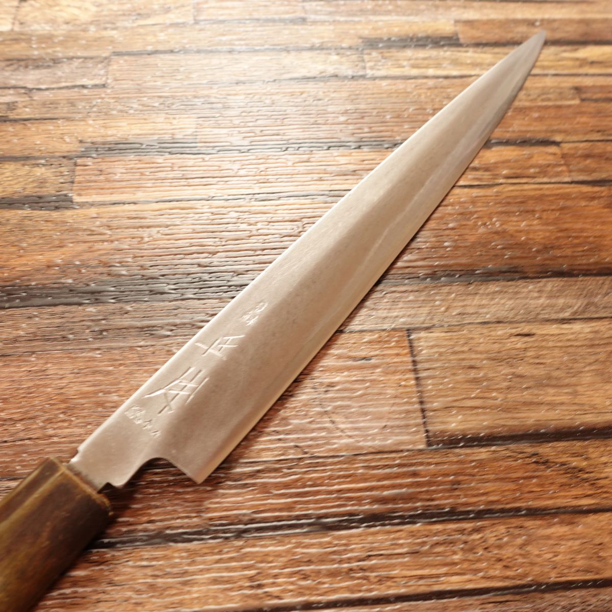 Masamoto Sohonten Yanagiba Knife, Sharpened, Water Buffalo Handle, Sashimi Knife, 240mm