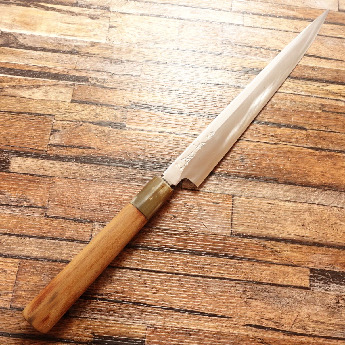 Masamoto Sohonten Yanagiba Knife, Sharpened, Water Buffalo Handle, Sashimi Knife, 265mm