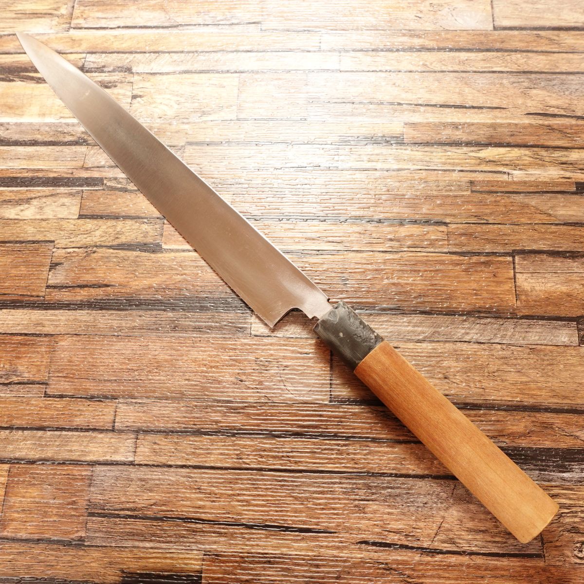 Masamoto Sohonten Yanagiba Knife, Sharpened, Water Buffalo Handle, Sashimi Knife, 300mm, Shaku Size