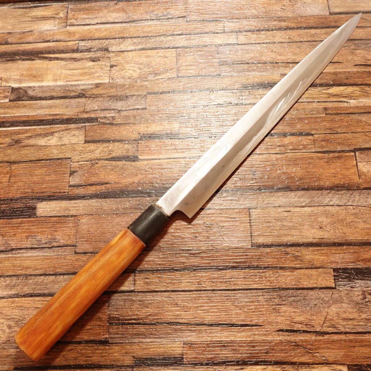 Sakai Takayuki Yanagiba Knife, Sharpened, Shirogami Steel, Sashimi Knife, Specially Forged