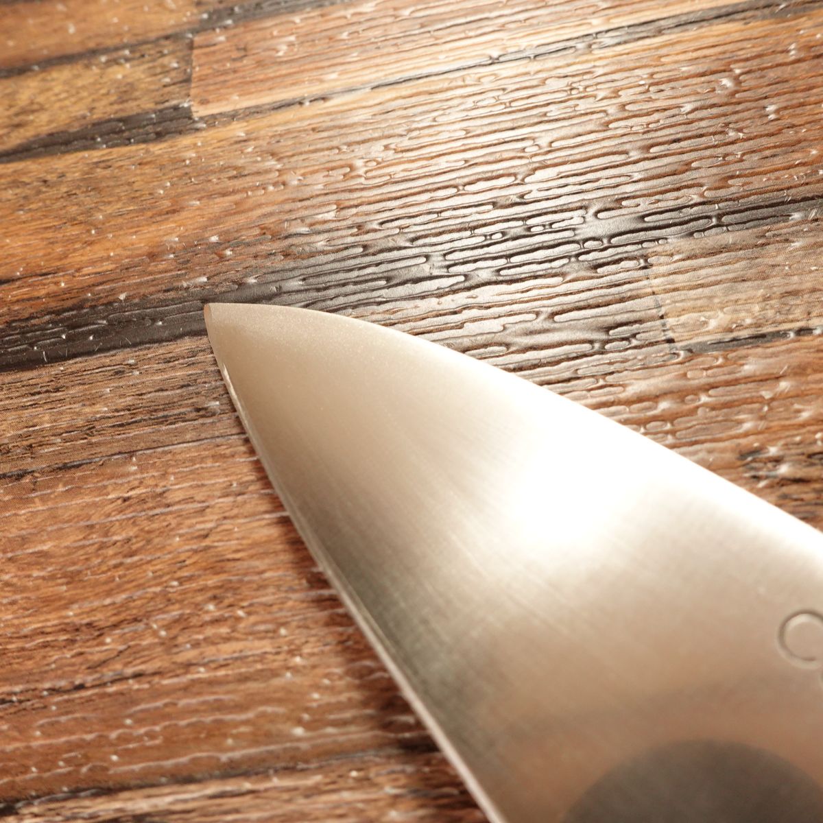 Caddie Aji-Kiri Knife, Sharpened, Small Deba Knife, Stainless Steel, Slim Blade, 110mm