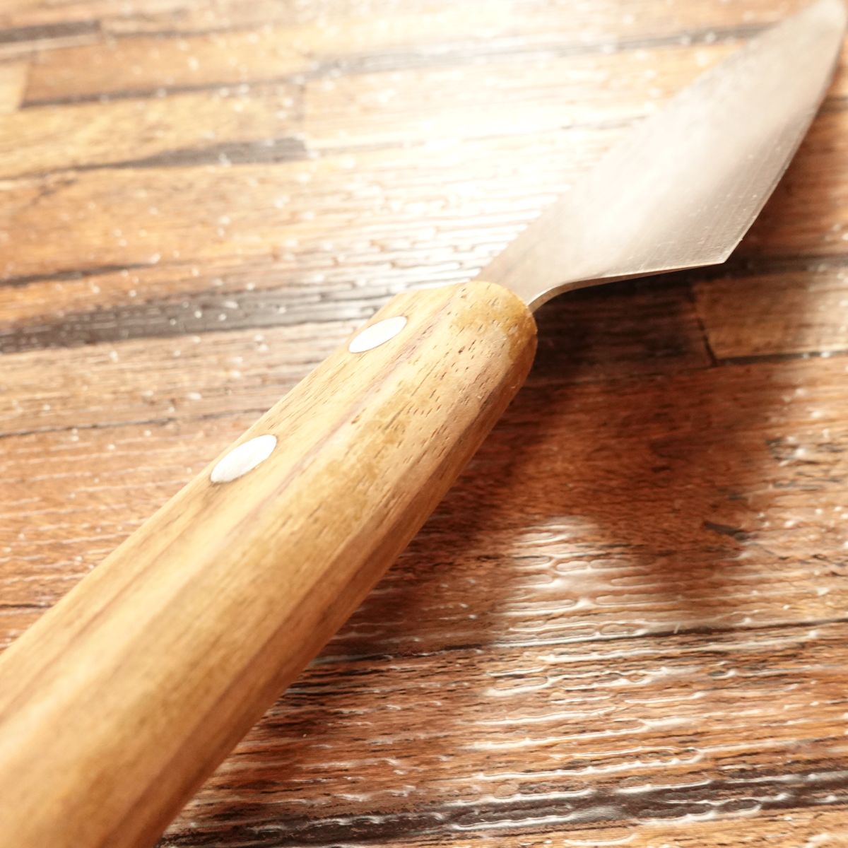 Caddie Aji-Kiri Knife, Sharpened, Small Deba Knife, Stainless Steel, Slim Blade, 110mm