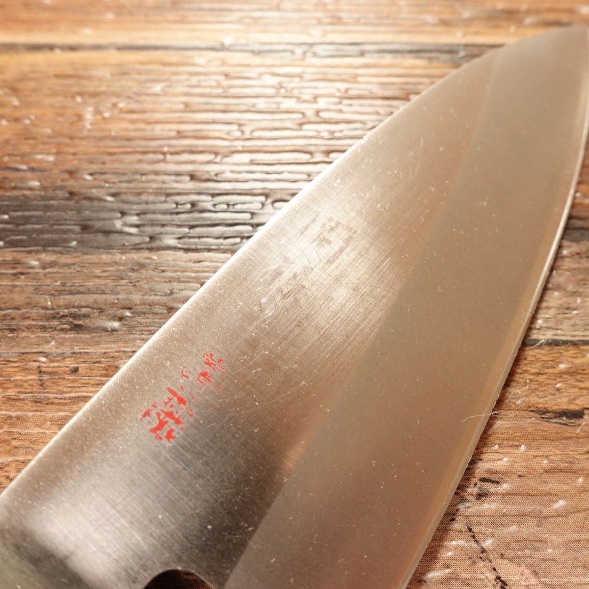Seki Magoroku Aji-Kiri Knife, Sharpened, Ginju Series, Small Deba Knife, EDGE ST Stainless Steel, 105mm