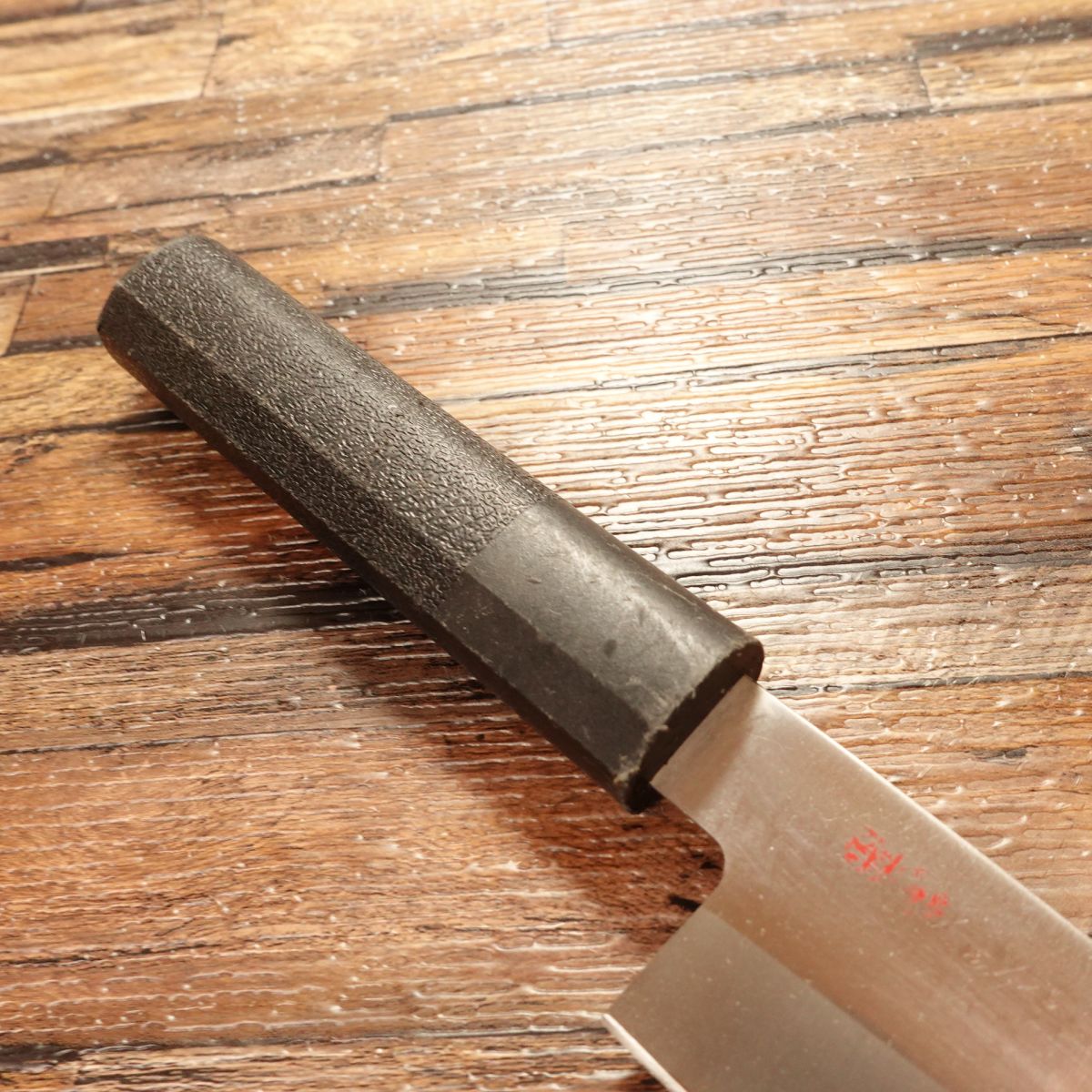 Seki Magoroku Aji-Kiri Knife, Sharpened, Ginju Series, Small Deba Knife, EDGE ST Stainless Steel, 105mm